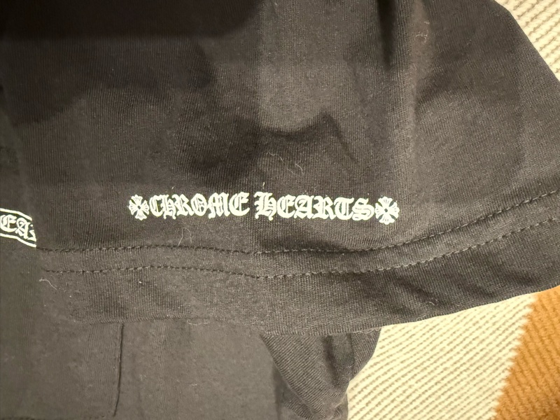 全新chrome hearts 短袖tee 黑色 克羅心-3