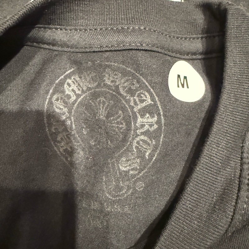 全新chrome hearts 短袖tee 黑色 克羅心-4
