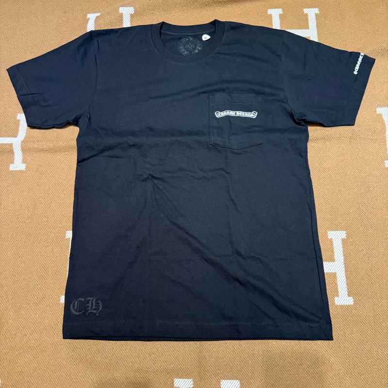 全新chrome hearts 短袖tee 黑色 克羅心-5