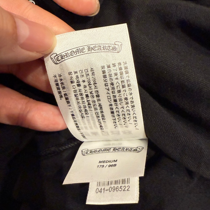 全新chrome hearts 短袖tee 黑色 克羅心-9