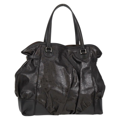 GUCCI 單肩包 皮革 黑色 銀色 257290 正品 sw1329