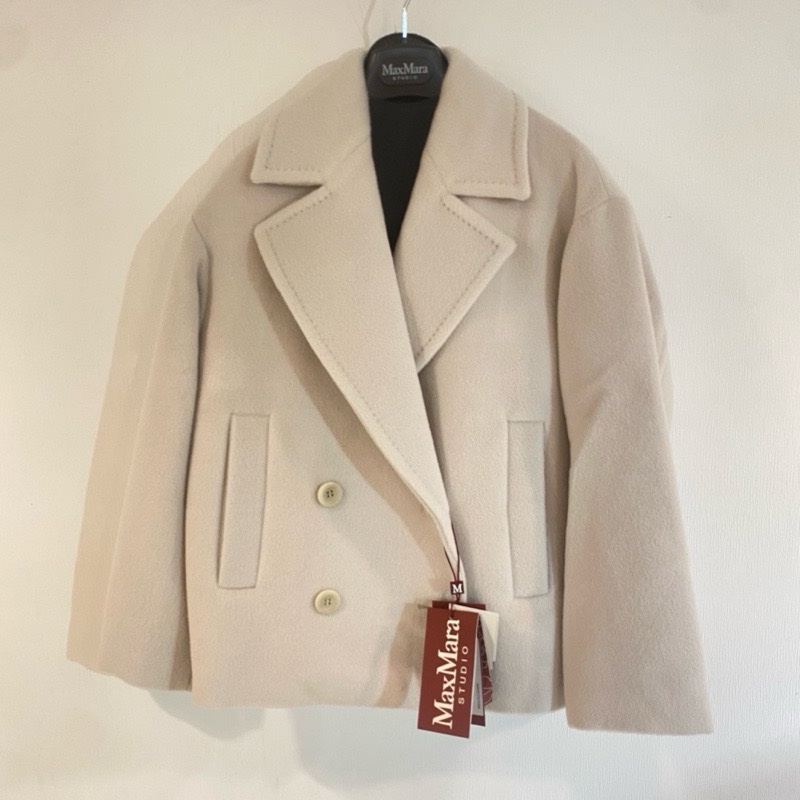 促銷品 Max Mara-Filovia 混紡大衣 2色-2