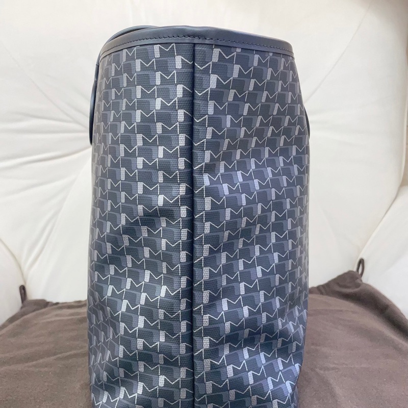 Moynat摩奈 Tote購物袋 黑色 Monogram印花圖案1920 尺寸約35*14*27cm 無子袋-6