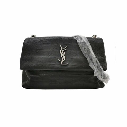 Saint Laurent West Hollywood 中號 羊皮 純色 鱷魚 壓花 YSL標誌 斜背包 單肩包