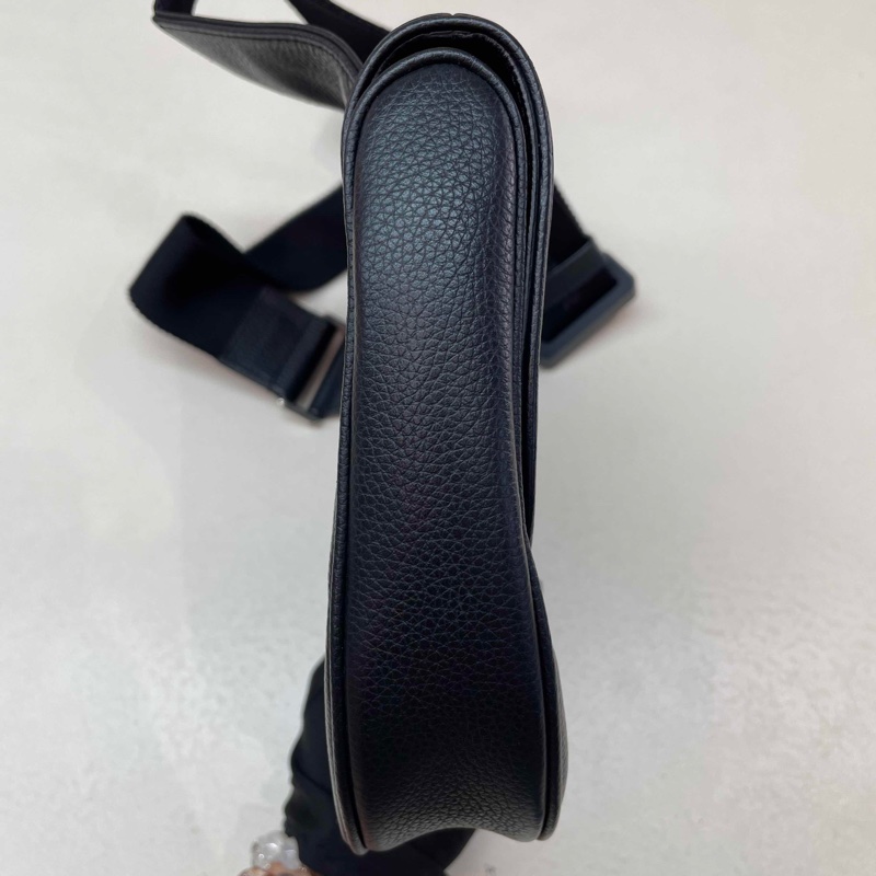 DIOR迪奧 Saddle 馬鞍包 單肩斜挎胸包 黑色 19編碼  尺寸約28.6*5*20cm-7