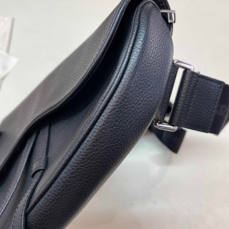 DIOR迪奧 Saddle 馬鞍包 單肩斜挎胸包 黑色 19編碼  尺寸約28.6*5*20cm-16