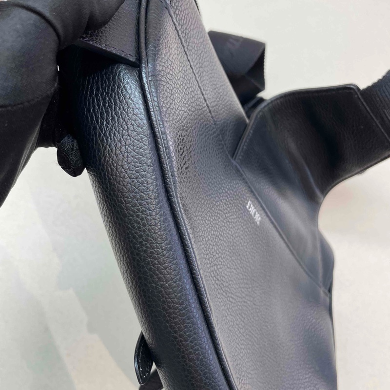 DIOR迪奧 Saddle 馬鞍包 單肩斜挎胸包 黑色 19編碼  尺寸約28.6*5*20cm-18