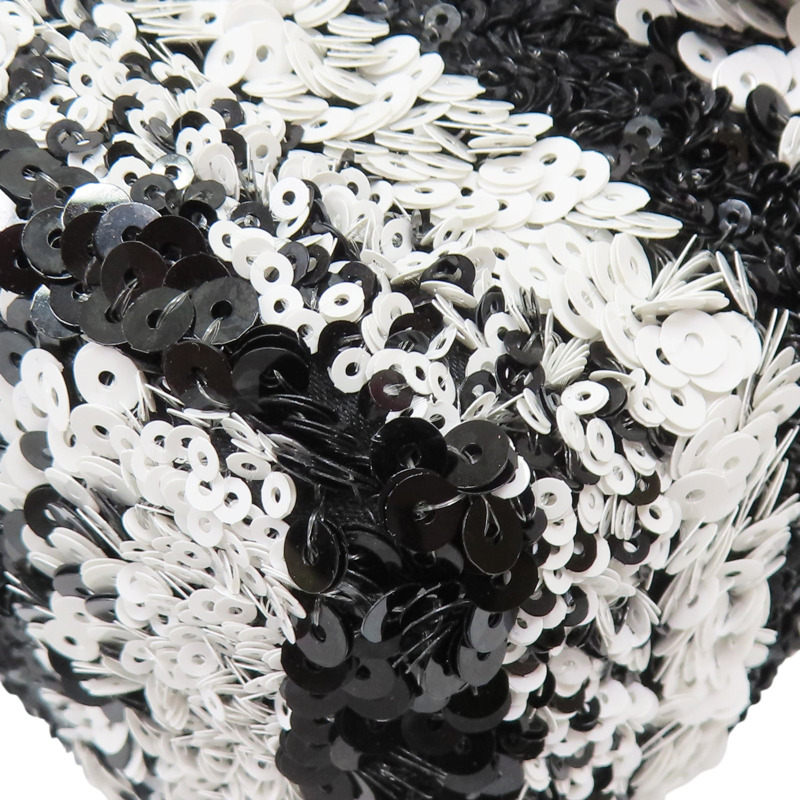 黑白亮片 COCO 25 鍊帶 肩背包 金扣-10