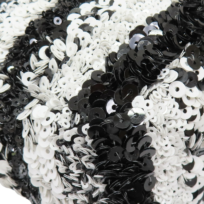 黑白亮片 COCO 25 鍊帶 肩背包 金扣-11