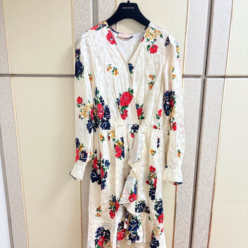 29）Tory Burch 正品緞面質感洋裝 2號 95成新-0