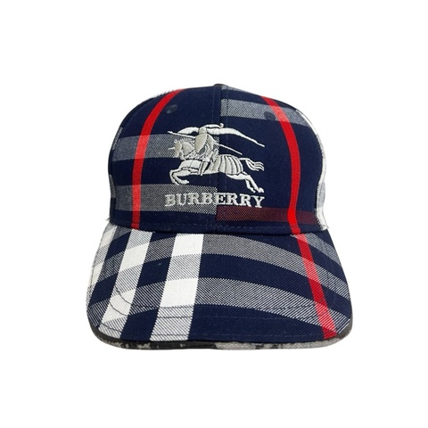 Burberry 格紋騎士 棒球帽