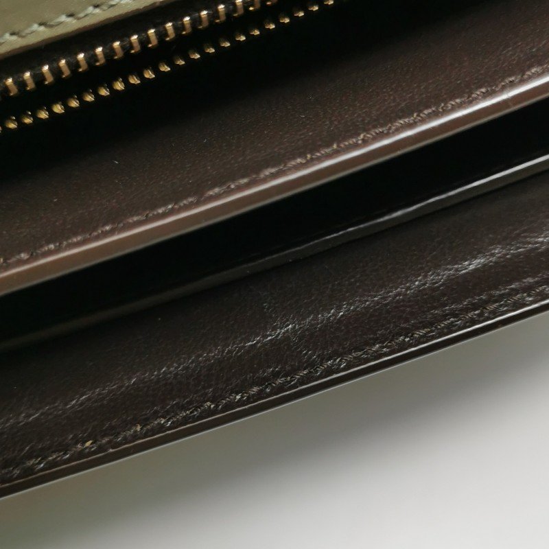 Saint Laurent Cassandra 牛皮 翻毛皮 YSL標誌 信封式翻蓋 斜背包 單肩包-10