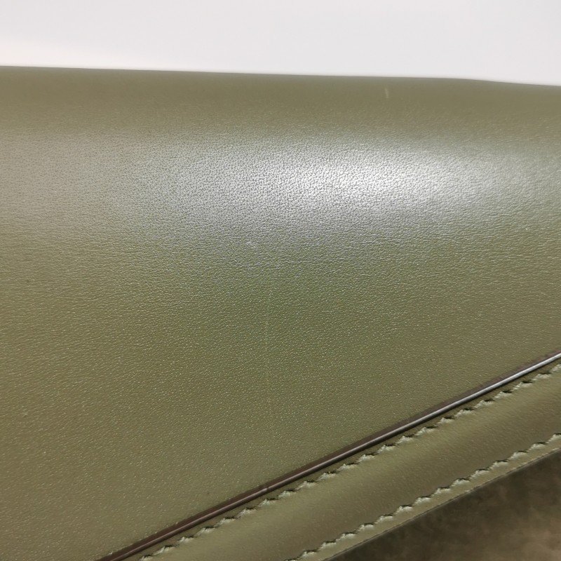 Saint Laurent Cassandra 牛皮 翻毛皮 YSL標誌 信封式翻蓋 斜背包 單肩包-19