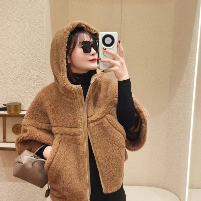 促銷品 Max Mara -Petalo 駝色 連帽外套-2