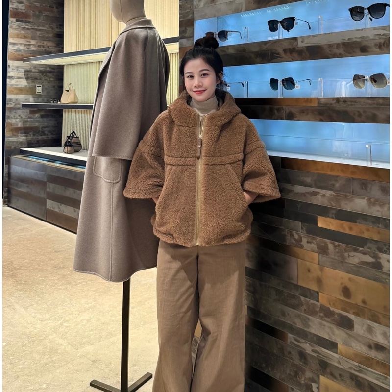 促銷品 Max Mara -Petalo 駝色 連帽外套-3
