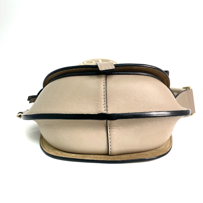 △ Loewe 羅意威 Beige Calfskin Gate Dual Shoulder Bag 淺褐色小牛皮肩背袋 - 257016481-5