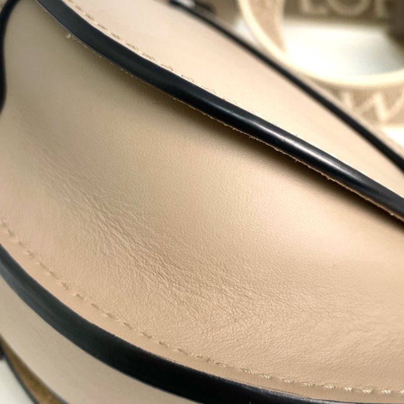 △ Loewe 羅意威 Beige Calfskin Gate Dual Shoulder Bag 淺褐色小牛皮肩背袋 - 257016481-9