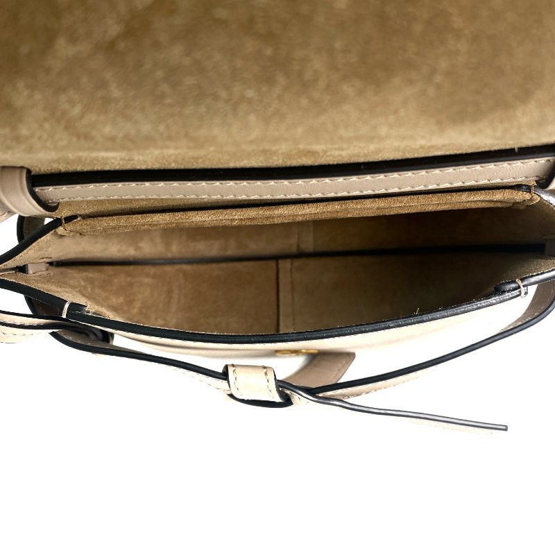 △ Loewe 羅意威 Beige Calfskin Gate Dual Shoulder Bag 淺褐色小牛皮肩背袋 - 257016481-13