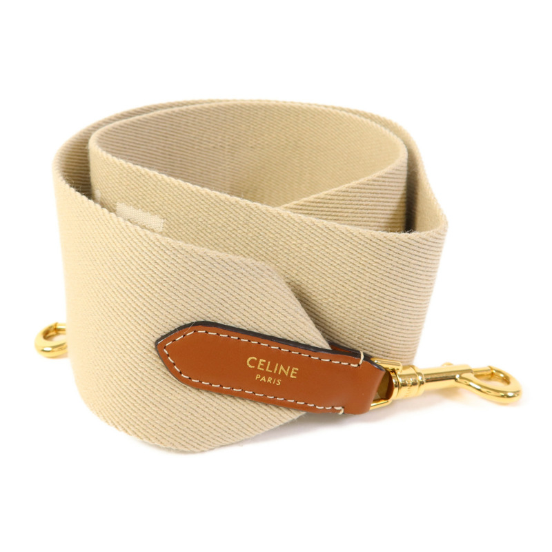 CELINE 帆布Strap金扣掛飾-1