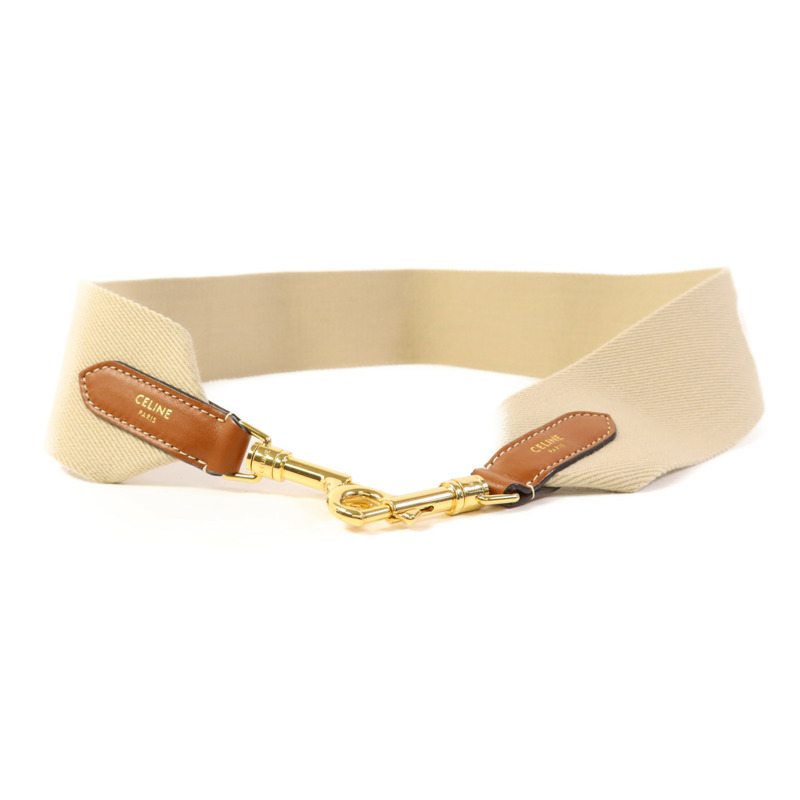 CELINE 帆布Strap金扣掛飾-4