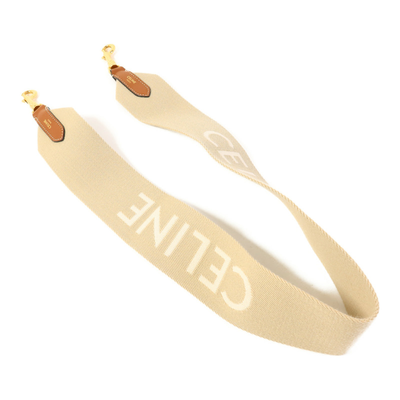 CELINE 帆布Strap金扣掛飾-10