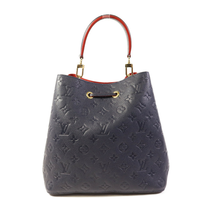 LOUIS VUITTON Monogram Empreinte Neo Noe MM金扣手挽肩背兩用袋-1