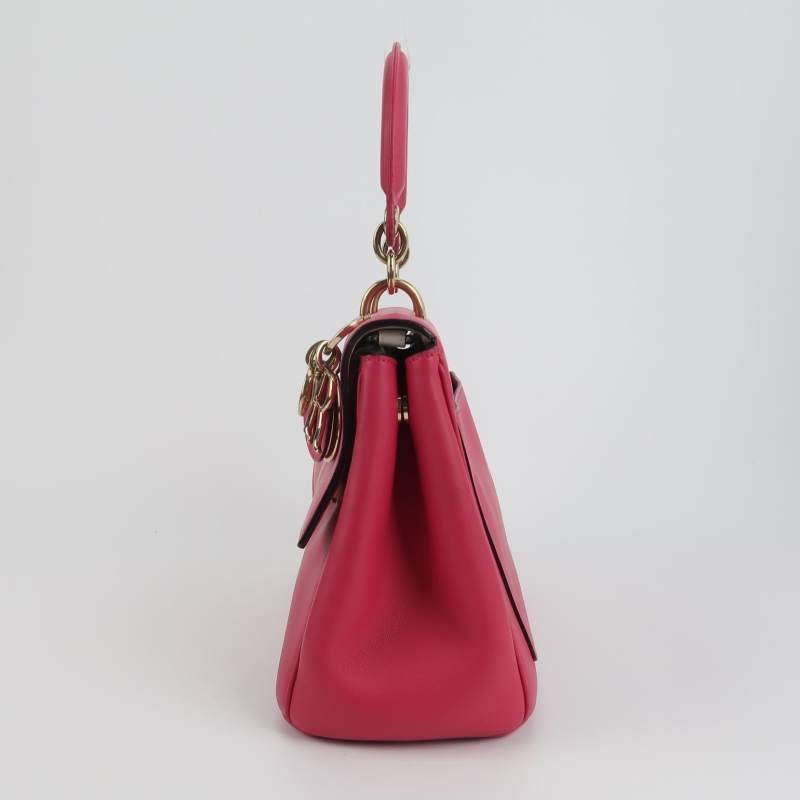 Dior Be Dior 牛皮 純色 Dior 字母 吊飾 手提包-2