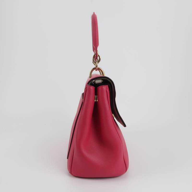 Dior Be Dior 牛皮 純色 Dior 字母 吊飾 手提包-3