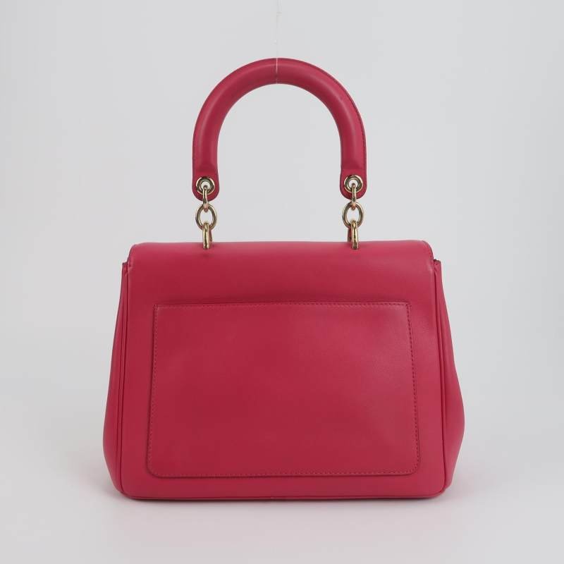 Dior Be Dior 牛皮 純色 Dior 字母 吊飾 手提包-4