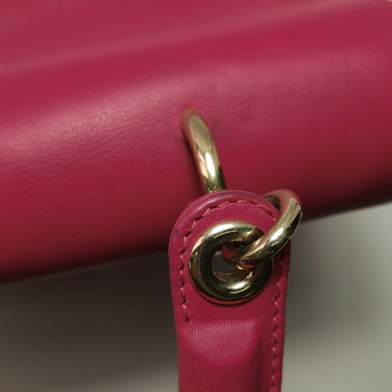 Dior Be Dior 牛皮 純色 Dior 字母 吊飾 手提包-13