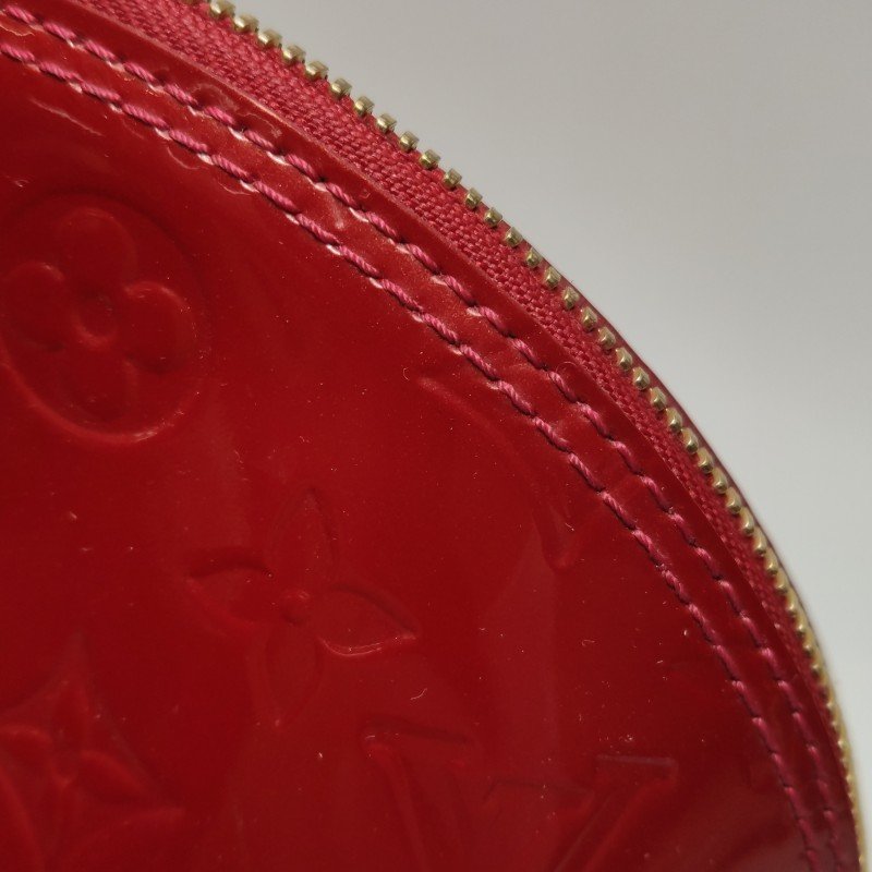 Louis Vuitton (LV) Alma 大號 漆皮 純色 老花 壓花 貝殼包 手提包-21