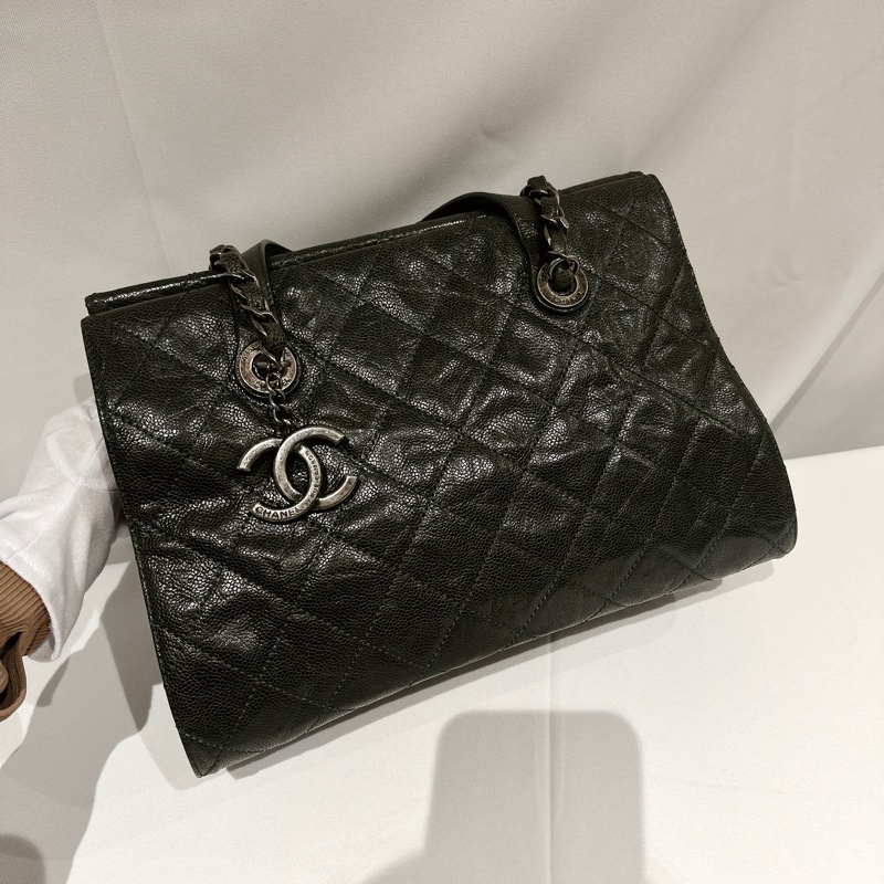 莉亞精品♡ Chanel 單肩托特包 二手美包-2