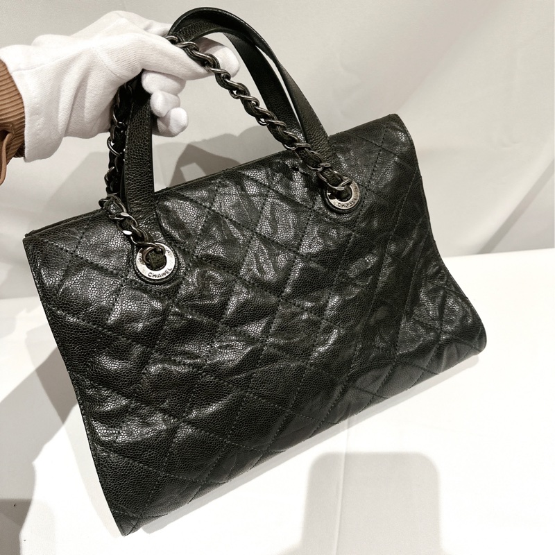 莉亞精品♡ Chanel 單肩托特包 二手美包-3