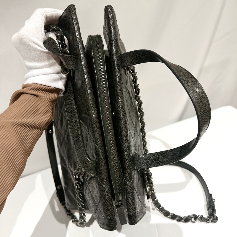 莉亞精品♡ Chanel 單肩托特包 二手美包-6