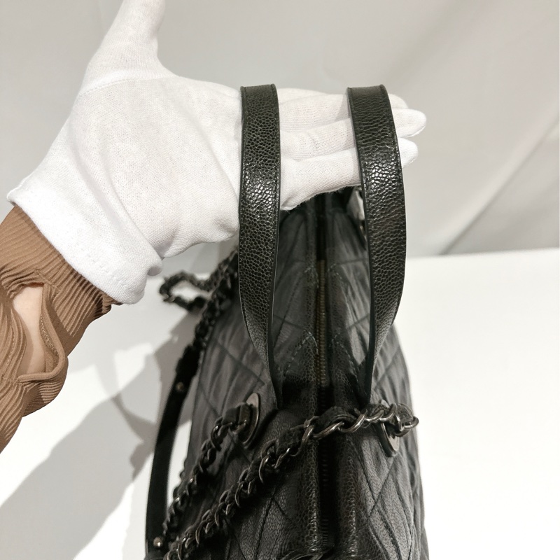 莉亞精品♡ Chanel 單肩托特包 二手美包-12