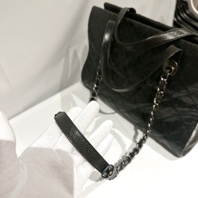 莉亞精品♡ Chanel 單肩托特包 二手美包-13