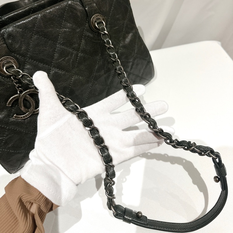 莉亞精品♡ Chanel 單肩托特包 二手美包-16