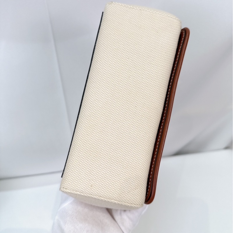 莉亞精品♡ Burberry 帆布翻蓋斜背包 二手美包-5