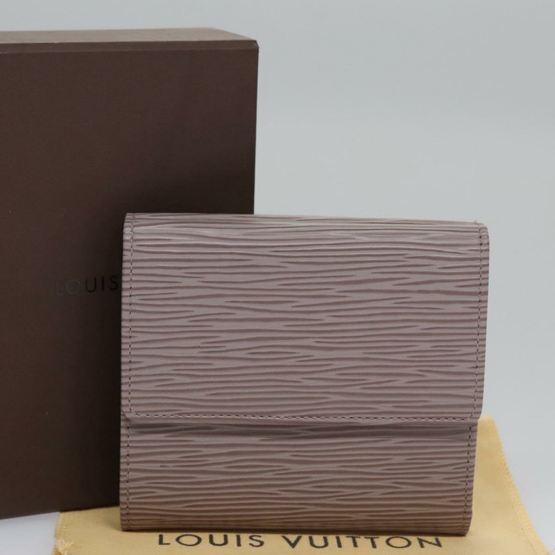 【日本直送】Epi Portefeuille Elise 皮夾 淡紫色 LV 正品 112525-11