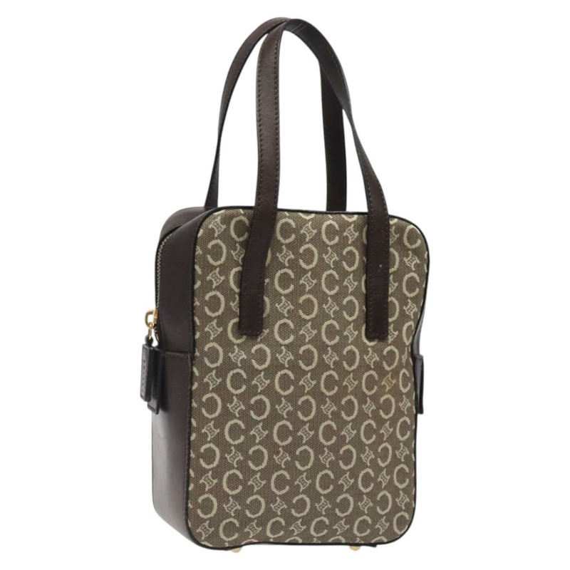 【日本直送】CELINE C Macadam 帆布手袋棕金色正品 122971-0