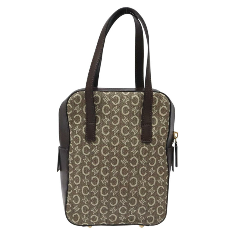 【日本直送】CELINE C Macadam 帆布手袋棕金色正品 122971-2