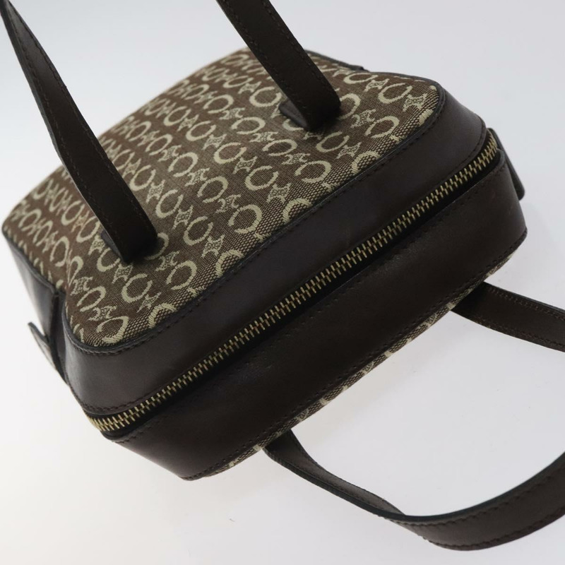 【日本直送】CELINE C Macadam 帆布手袋棕金色正品 122971-5