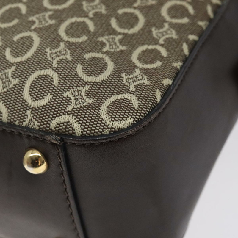 【日本直送】CELINE C Macadam 帆布手袋棕金色正品 122971-8