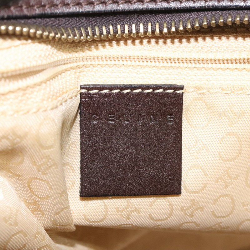 【日本直送】CELINE C Macadam 帆布手袋棕金色正品 122971-13