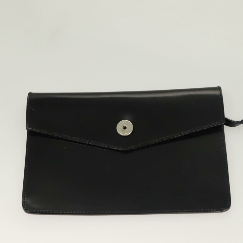 【日本直送】Salvatore Ferragamo Gancini 琺瑯黑金雙肩包 Auth 125955-21