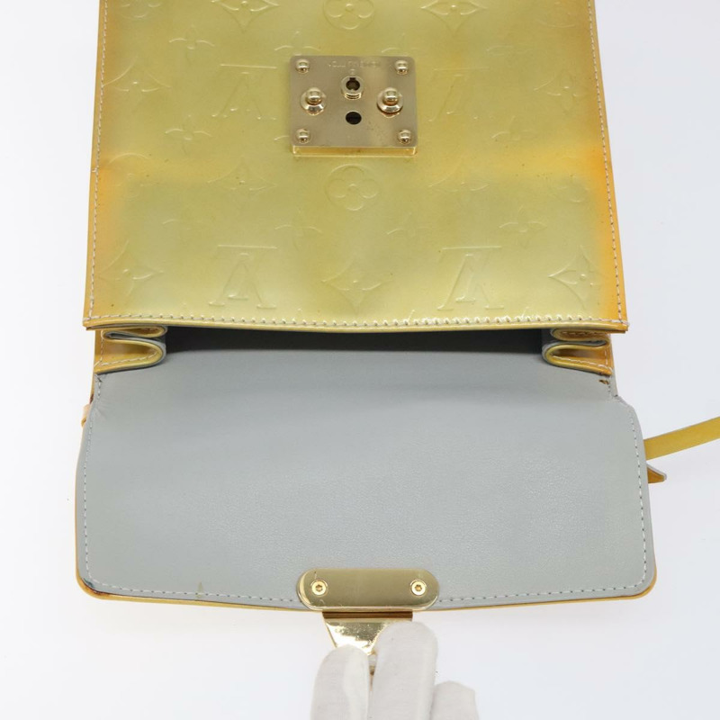 【日本直送】路易威登 Monogram Vernis Spring Street 手提包灰色 M91029 LV 授權 126386-9
