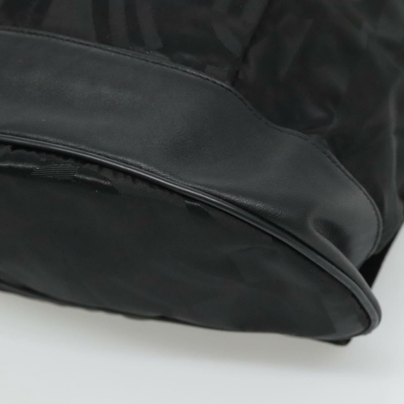 【日本直送】Salvatore Ferragamo 雙肩包 尼龍 黑色 金色 正品 126564-9