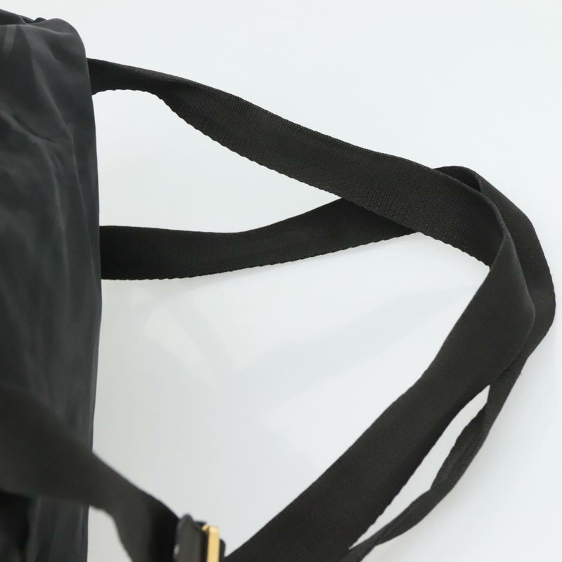 【日本直送】Salvatore Ferragamo 雙肩包 尼龍 黑色 金色 正品 126564-13