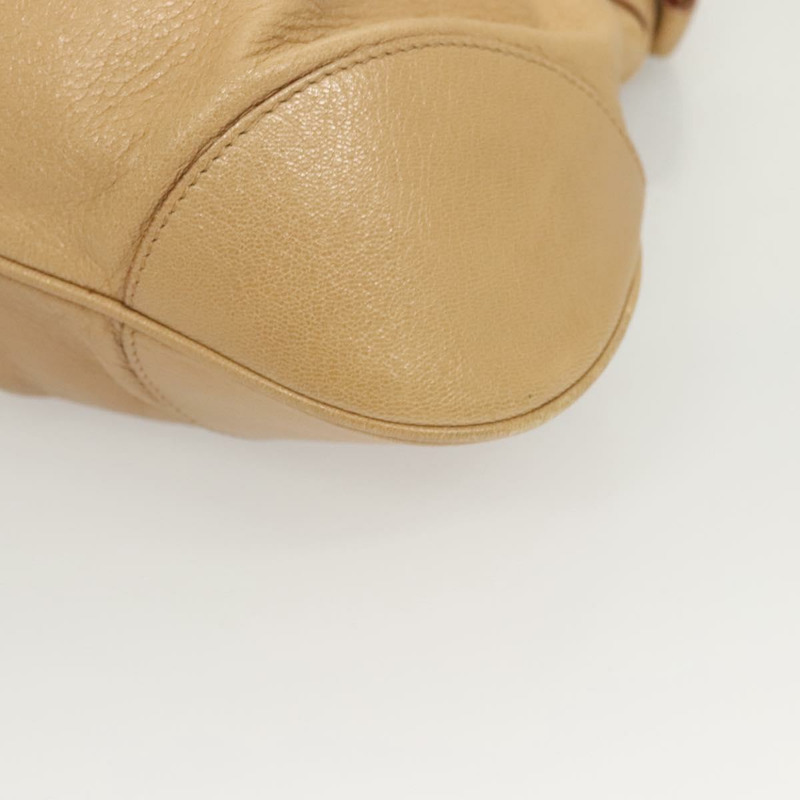 【日本直送】Salvatore Ferragamo Gancini 手提包 皮革 米色 銀色 正品 126621-13