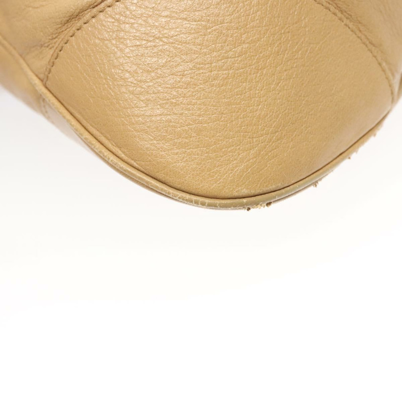 【日本直送】Salvatore Ferragamo Gancini 手提包 皮革 米色 銀色 正品 126621-15